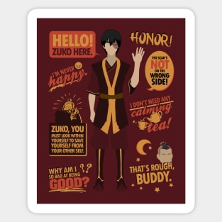 Hello, Zuko Here! Sticker